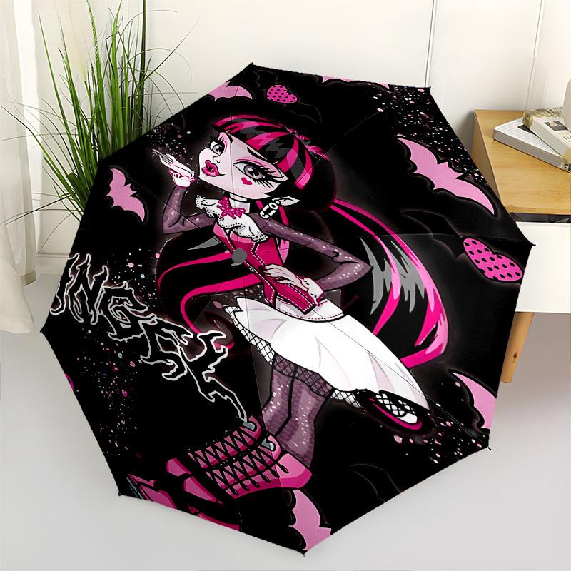 

Batgirl, GothicThemed Automatic Opening and Closing Umbrella 8 Ribs, Suitable for Leisure and Going Out, Outdoor Accessory, Gothic Style,