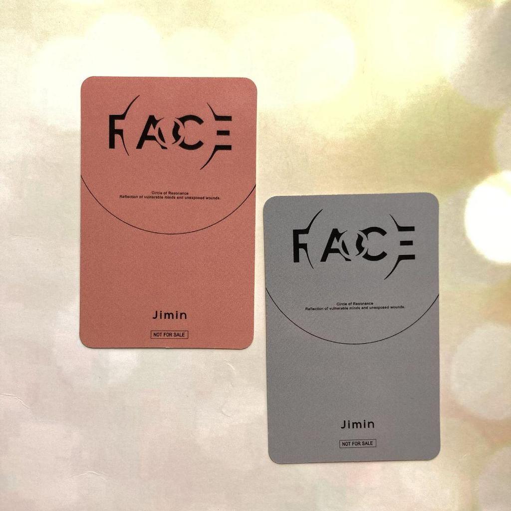 [USED] BTS FACE JPFC Winner JIMIN Random Trading Cards 2 Pieces