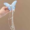 High-End Forest Style Lily Flower Hair Clip - Aesthetic Simulation Shark Grip for Women