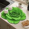 Algae Mud Flower Carpet Non-slip Bathroom Floor Mat Creative Blanket  for Bedside Cloakroom