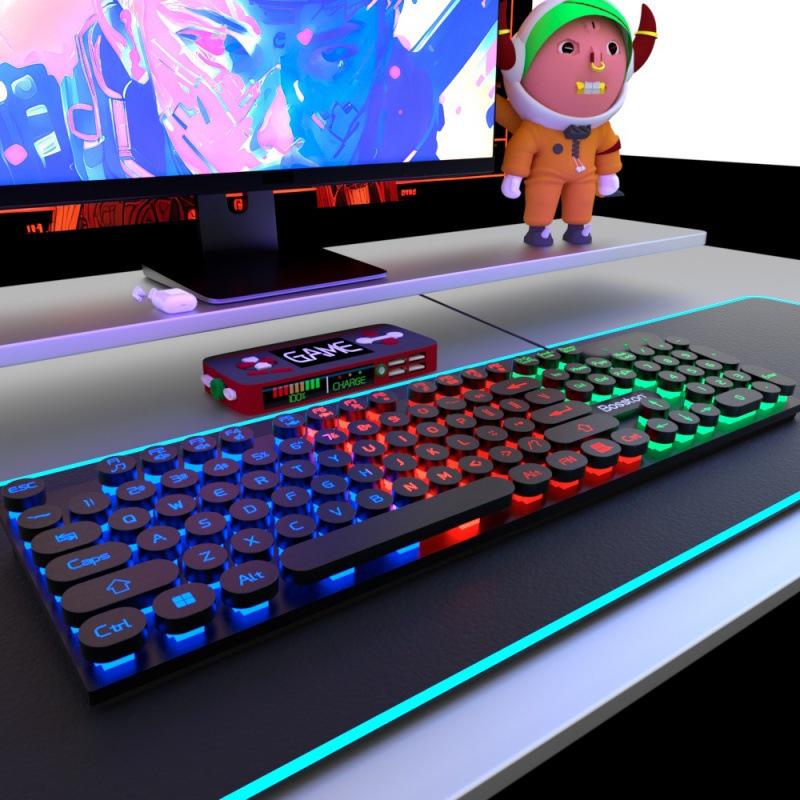 Bluetooth Backlit E-sports Mechanical Keyboard & Mouse for PC/Laptop