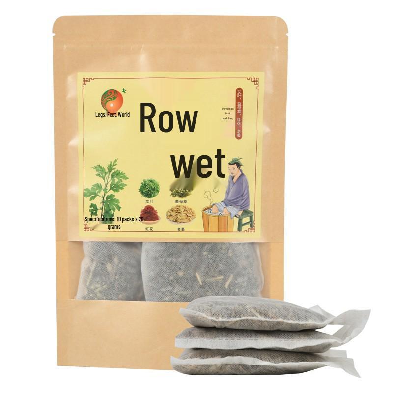 

Mugwort Foot Soak with Ginger & Safflower - Aged Mugwort Leaf Bath Powder