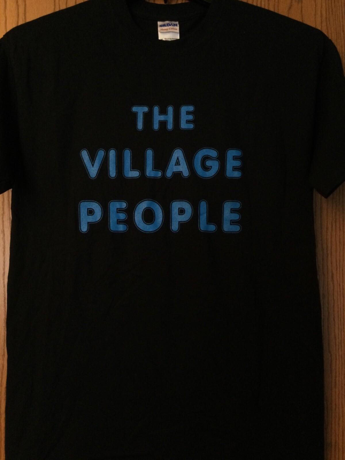 The Village People - “Outrageous? - Always.” - Black Shirt - 2 Sided - M S