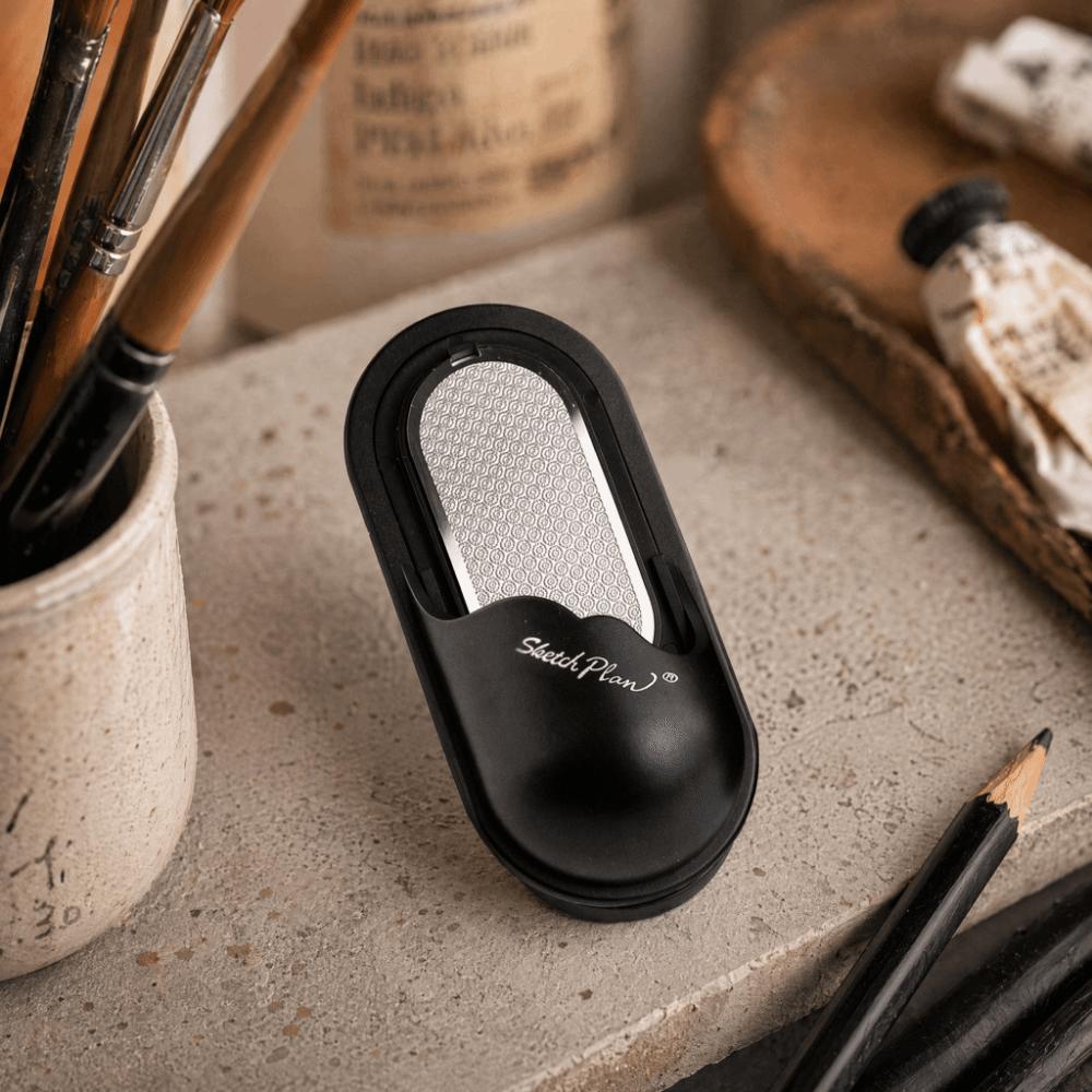 Adjustable Pencil Grinder Lead Shaper Odorless Sketch Pencil Sharpener Art Supplies