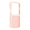 For Samsung Galaxy Z Flip7 5G Case Compatible with MagSafe TPU+PC Phone Back Cover Skin Touch Wave Shape