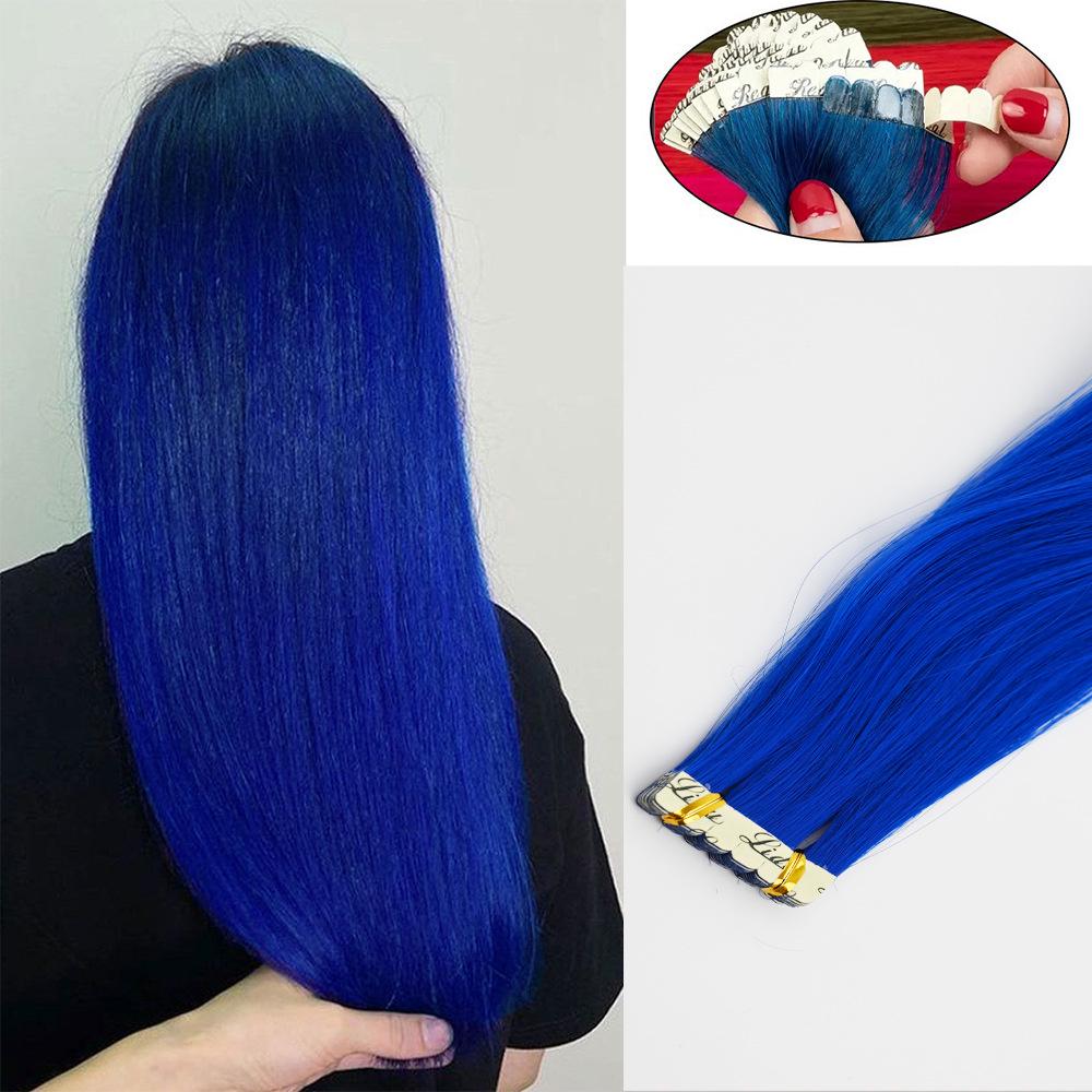 European Seamless Colored PU Weft Tape-In Hair Extensions