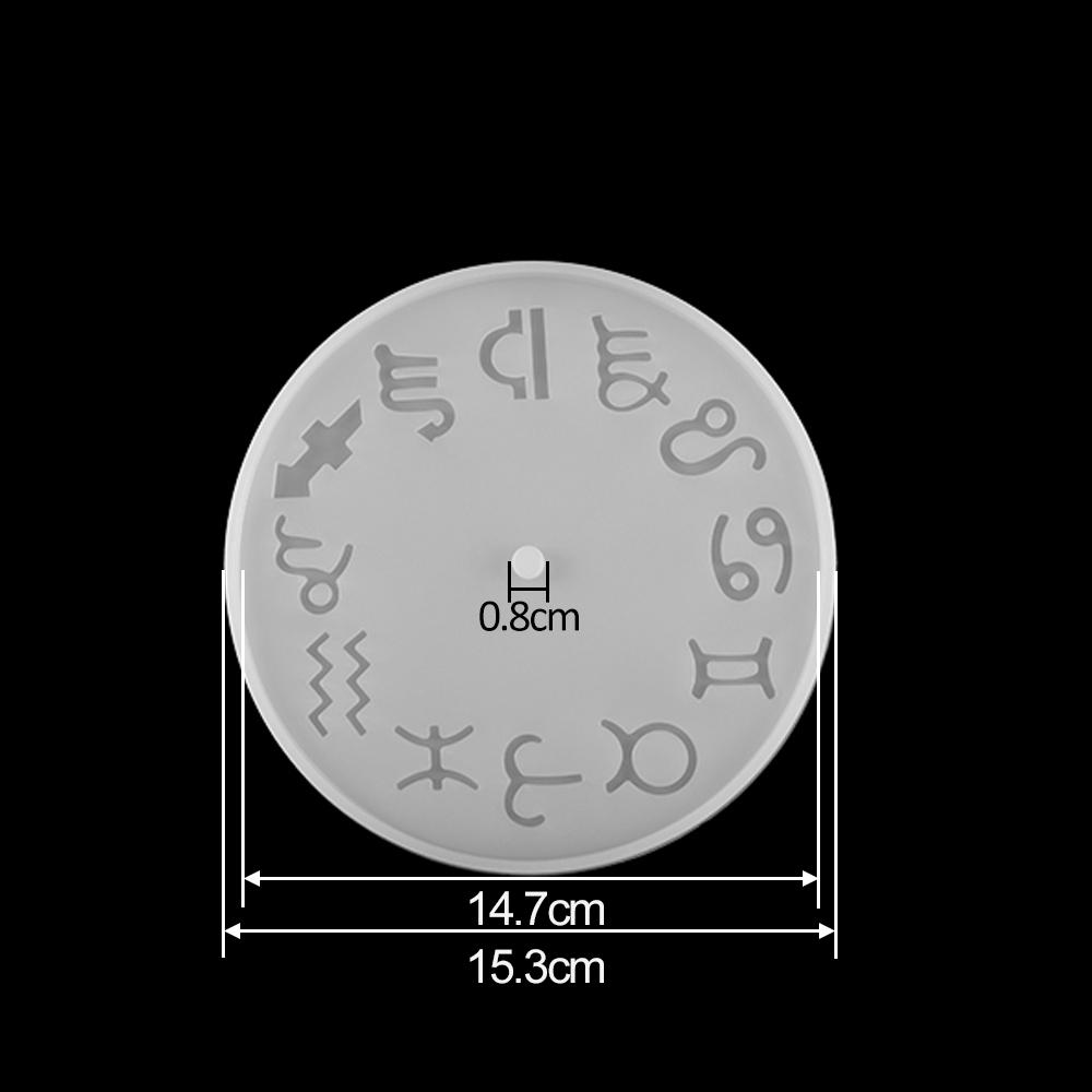 1Pcs Clock Resin Epoxy Molds Mixed Size Silicone UV Resin Casting Molds For DIY Jewelry Making Findings Supplies Accessories