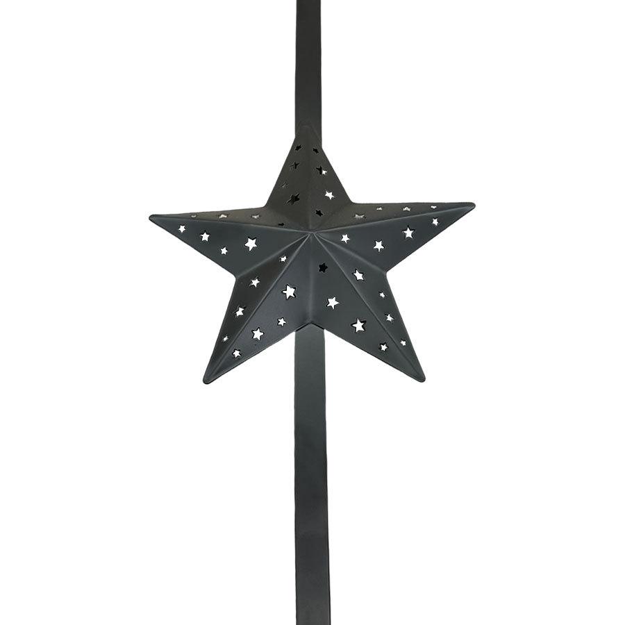 Large Star-Shaped Over-Door Vertical Load-Bearing Hook for Christmas Wreaths & Coat Storage