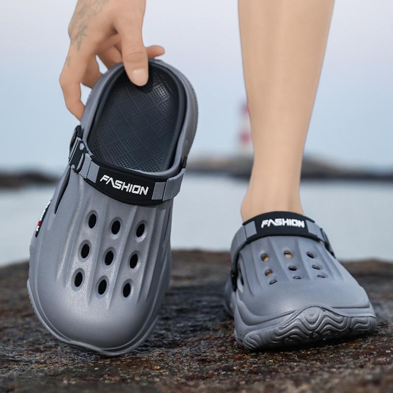 Fashion New Men Slippers Summer Slides Dual-purpose Sandals EVA Soft-sole Upsteam Shoes Unisex Indoor Outdoor Walking Beach Shoes