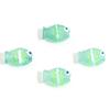 5 PCs Lampwork Glass Beads Ocean Jewelry Beads For DIY Charm Jewelry Making Fish Animal Multicolor AB Rainbow Color  14mm X 10mm