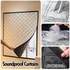Insulation Film Soundproof Curtains Self-Adhesive Winter Warm Curtains Window Screens  Window