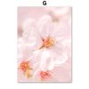 Spring Pink Japanese Sakura Peony Butterfly Flower Orchid Church Building Posters Wall Art Canvas Painting Living Room Decor