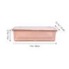 2Pcs Chopstick Storage Box PP Material Large Capacity Kitchen Utensil Container with Drainage Holes Stackable Space Saving
