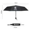 2025 New Car Emblem Fully Automatic Folding Umbrella Sunscreen Parasol For Skoda Octavia Mk3 Fabia Yeti Kamiq Kodiaq Karoq Rapid
