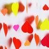 UV Neon Party Decoration Fluorescent Star Heart Circle Dot Garland Glow in The Dark Hanging Streamers Banner for Baby Bridal Shower Birthday Backdrop