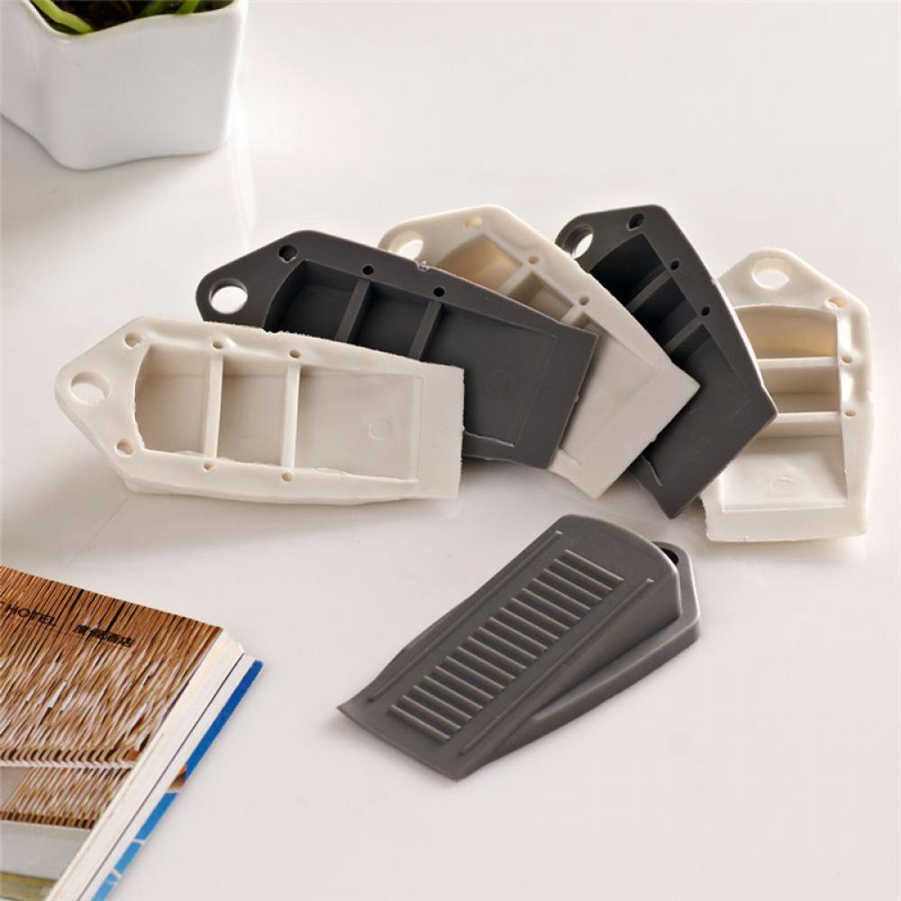 2pcs Rubber Wedge Door Stop Convenient Mouse Design Door Stop Stopper Holder Guard Baby Safety Protector Home Office Door Stops