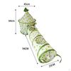 Cat Play Tunnel, Tubular Tent with Ball, Expandable Hideout, Foldable for Ferrets,
