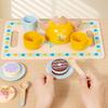 Wooden Pretend Afternoon Tea Toy Set - Children's Role-Playing Toy Ideal For Tea Party Role-Play And Social Skills Development