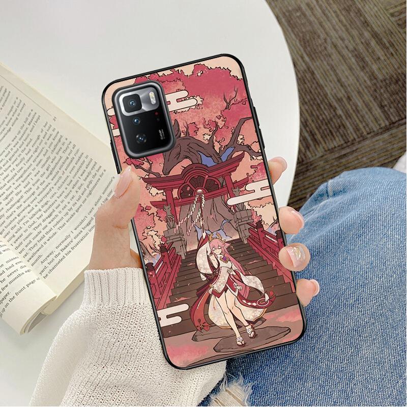 Phone Case For Xiaomi Redmi Note 11 10 Pro Note 8 Pro 9Pro Note9 9S 10S 9T Redmi 10 9C 9A Genshin Impact Game Yan Fei Case