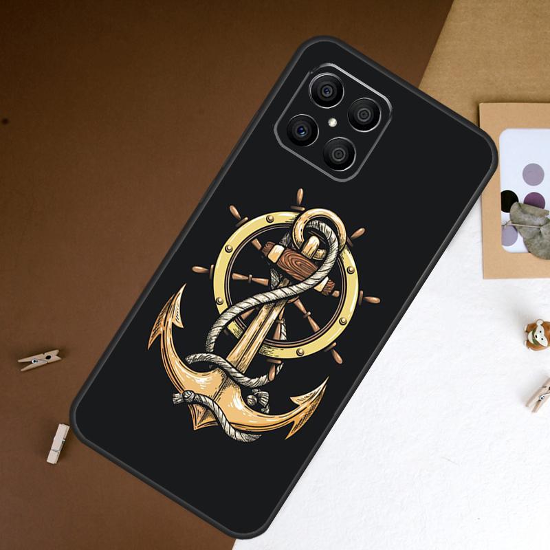 

Чехол Anchor Sea Beach для Honor X6a X9a X9b X8a X7a X7 X8 X9 8X 9X Honor 90 Lite 70 50 Magic 5 6 Pro Honor X8a