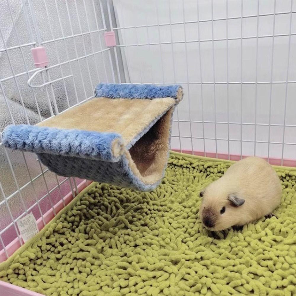 Warm Pet Sleeping Bed Double-layer Jumping Platform Hanging Nest Bed  Small Animal Cage