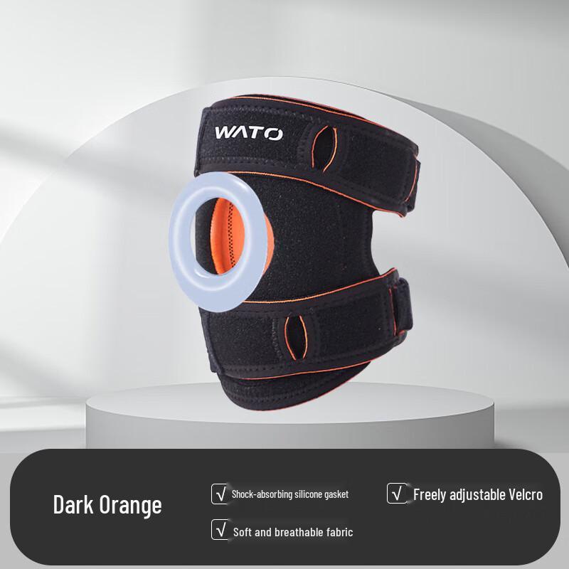 Sports Knee Brace with Silicone Patella Strap (2-Pack)