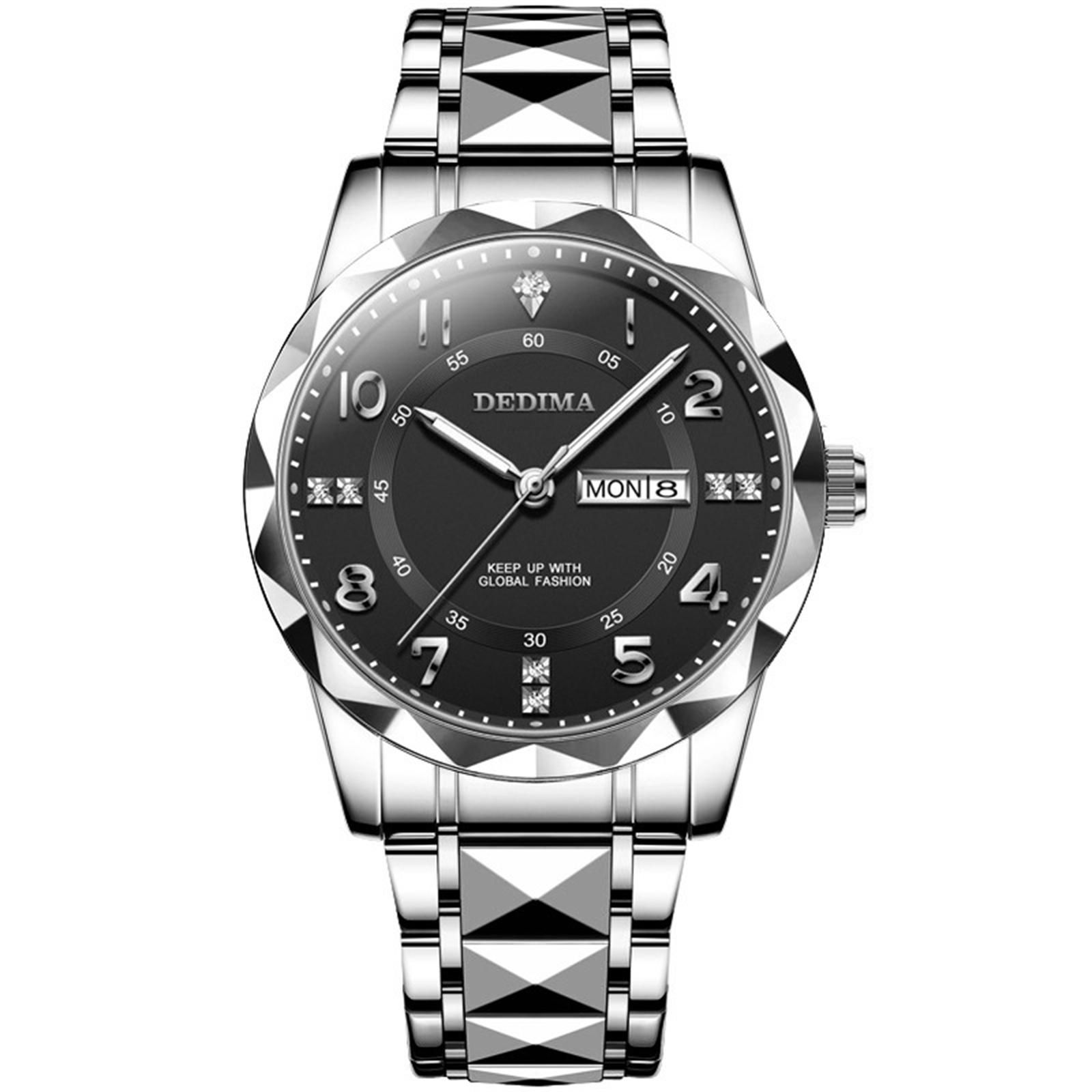 

Мужские водонепроницаемые светящиеся наручные часы-будильник для бега One Size