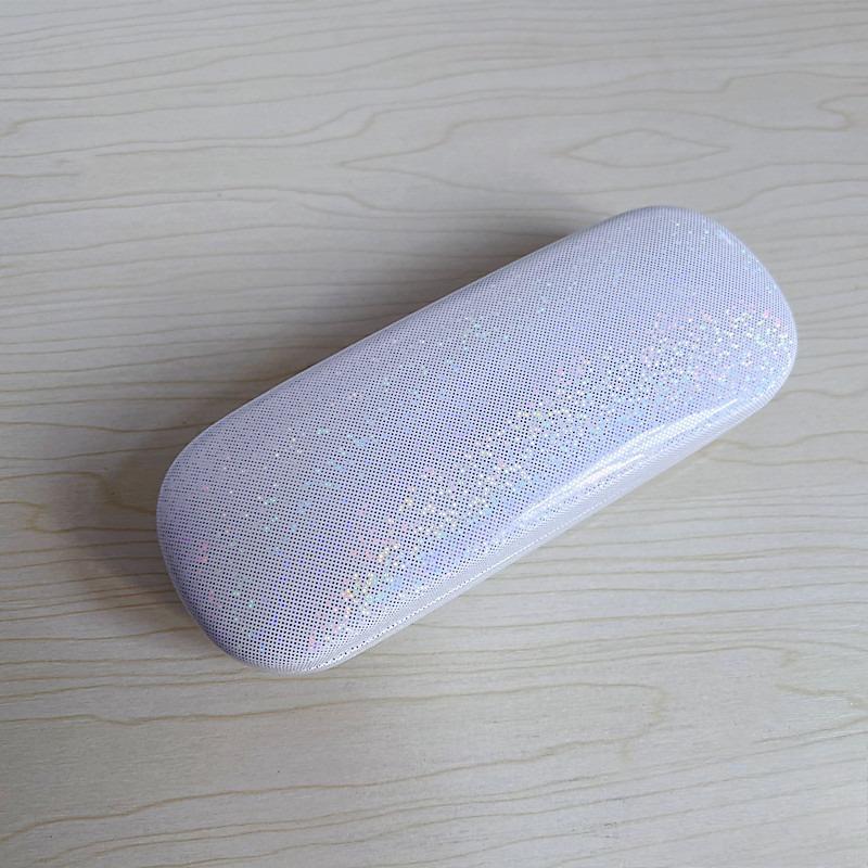 Laser-Etched Durable Metal Case for Optical Eyeglasses Colorful Eyewear Protector Simple Men's and Women's Eyeglass Storage Box