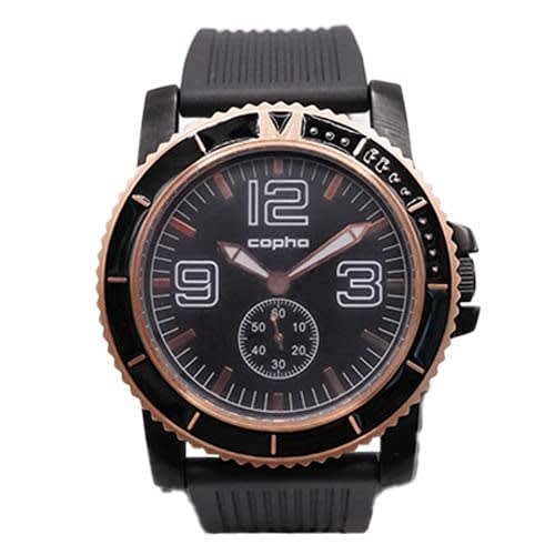 

COPHA SUB2.0 Men s Watch, Military Diver Design, Scandinavian Design, Small Seconds, Analog Quartz Movement, Limited Edition, Officially Imported, BK-