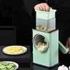 Quick Vegetable Slicer Hand-cranked Household Vegetable Slicer Stainless Steel Roller Vegetable Shredder and Julienne Slicer
