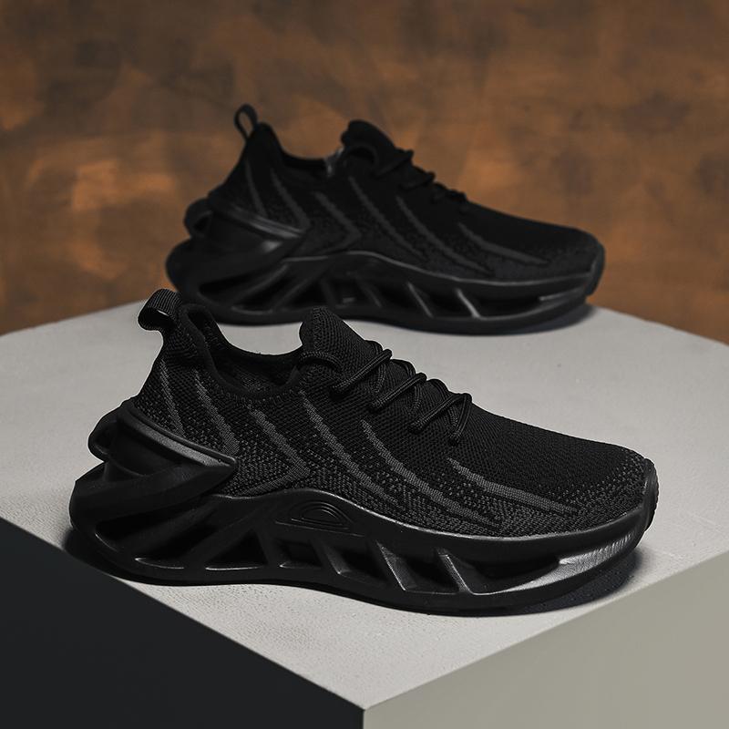 Red Running Sneakers Newest Breathable Comfort For Men Low Top Mens Sports Increase Shoes Mesh Jogging Casual Shoes Slip-on