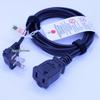 US Standard 1-15P15R 2-Pin Male/Female Right Angle Extension Cord for Christmas Lights