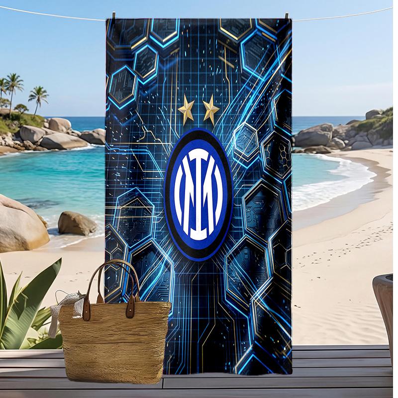 Borussia Dortmund Printed Beach Towel Quick Dry Soft TowelPortable Large Rectangular Beach Blanket for Travel Swimming Pool