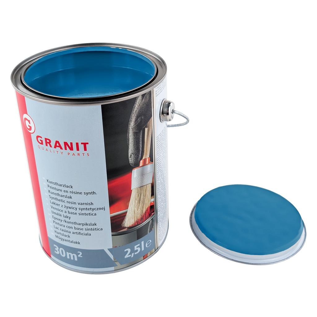 Eicher Alpine Blue Paint Varnish NOPOLUX WICKENS GRANIT 2.5 Can