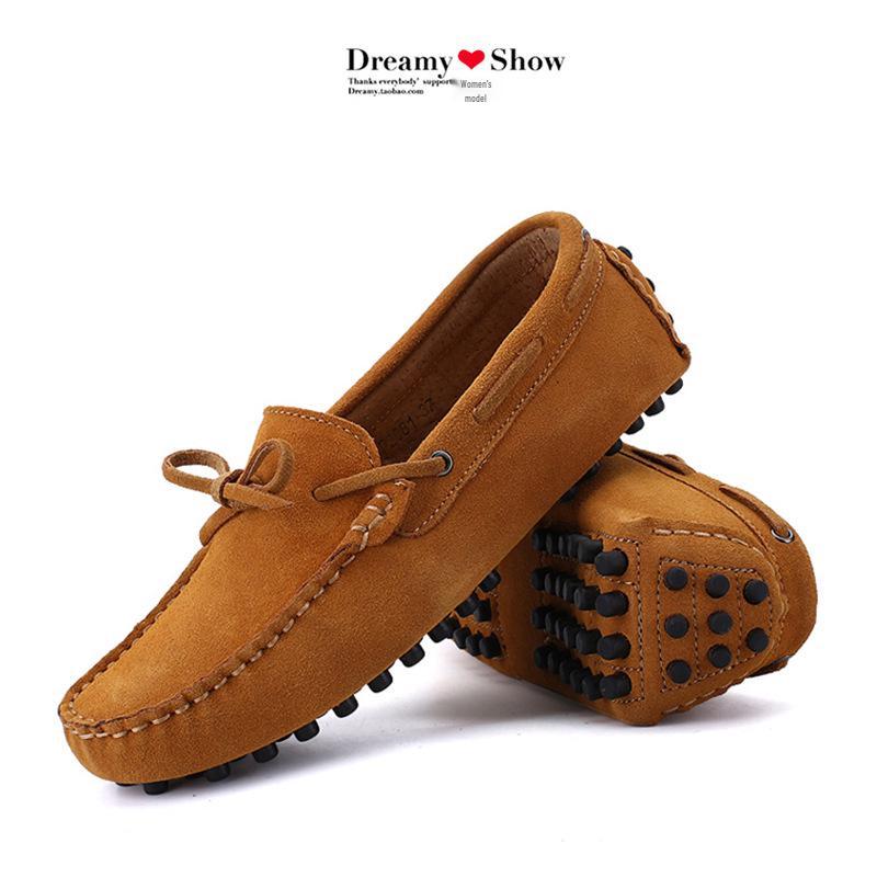 Men's Plus Size Suede Loafers Sizes 45-49: Casual and Comfortable Driving Shoes