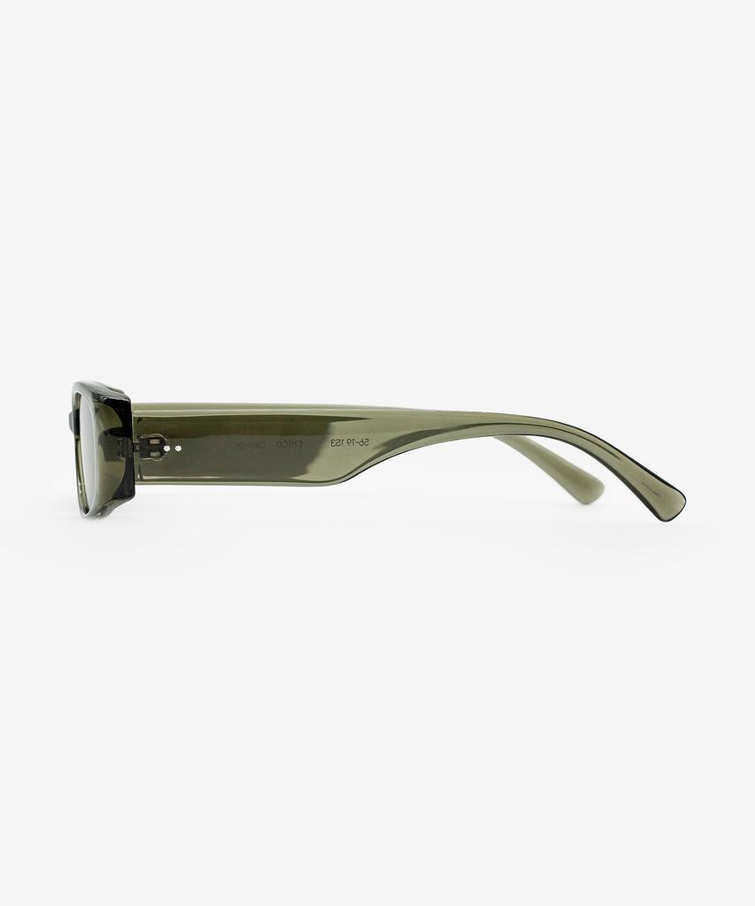 Weeoweeo Chico Clear Khaki Sunglasses