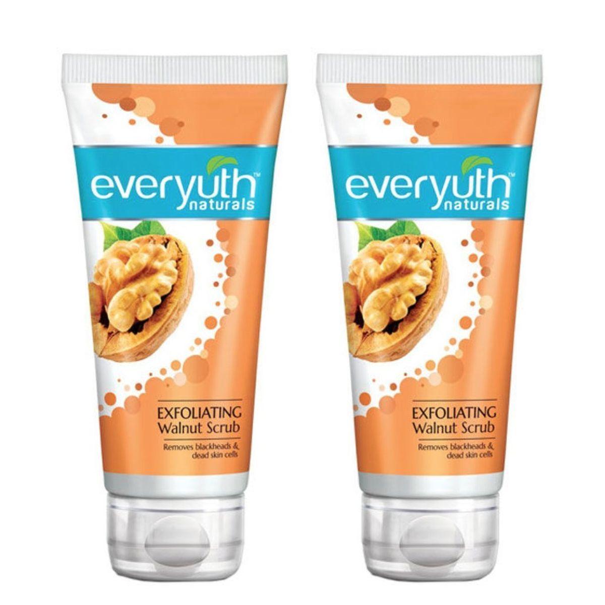 Everyuth Naturals Отшелушивающий скраб из грецкого ореха 200g x Pack of 2