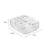 4/6Grid Portable Water Ripple MedicineBox Medicine Packaging Box Travel Carrying Mini Sealed Plastic Travel Medication Organizer
