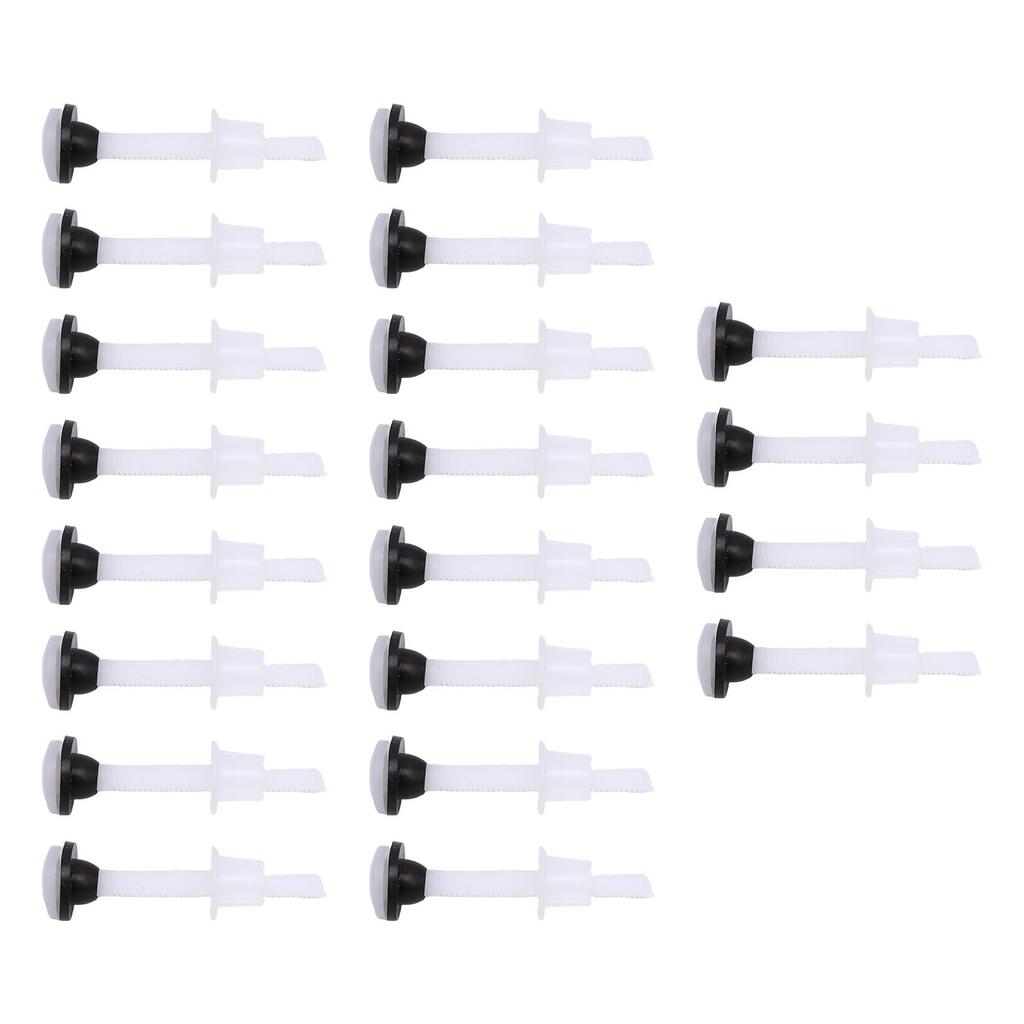 20 Stück Toilettenspülkasten Kunststoff Befestigungsschraube Einfach zu Installieren Befestigungsschrauben Dichtungen für zweiteilige Toilette