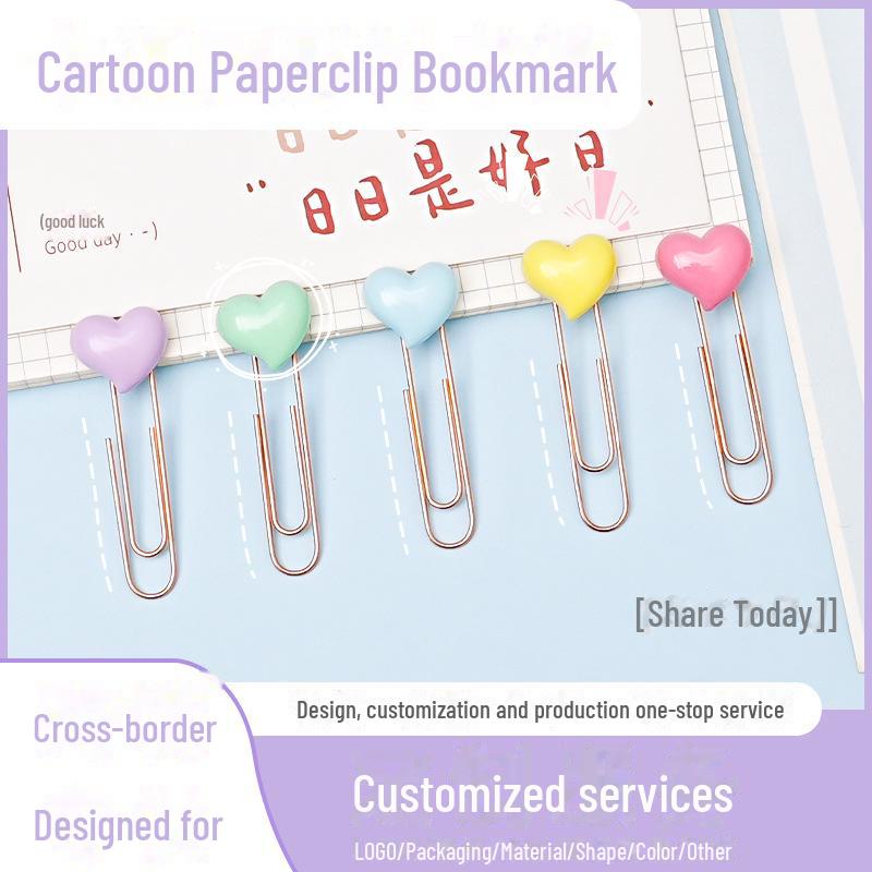 

Чарівні міні-скріпки пастельних кольорів для розмітки сторінок та використання студентами