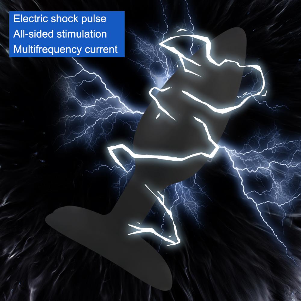 Sex Toys For Men Women Prostate Massager Shock Butt Plug Sex Toy Adult Toy Electric Shock Anal Plug Anus Dilator Silicone