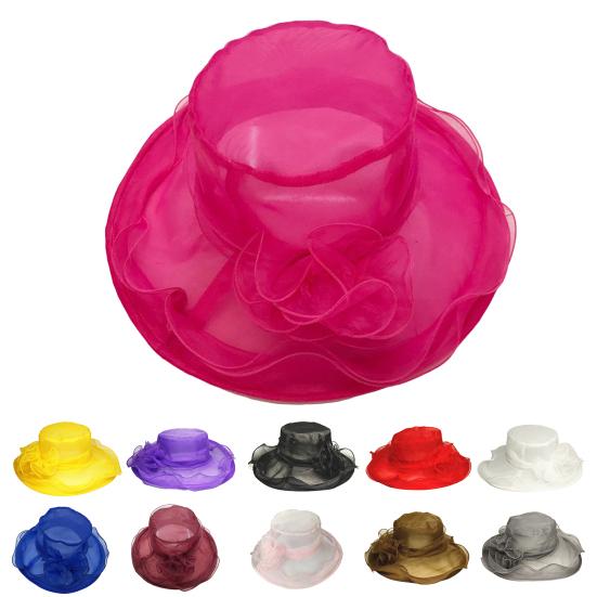 Cappello da Donna Performance Protezione Solare Reale Tesa Piatta Popolare Retrò Copricapo