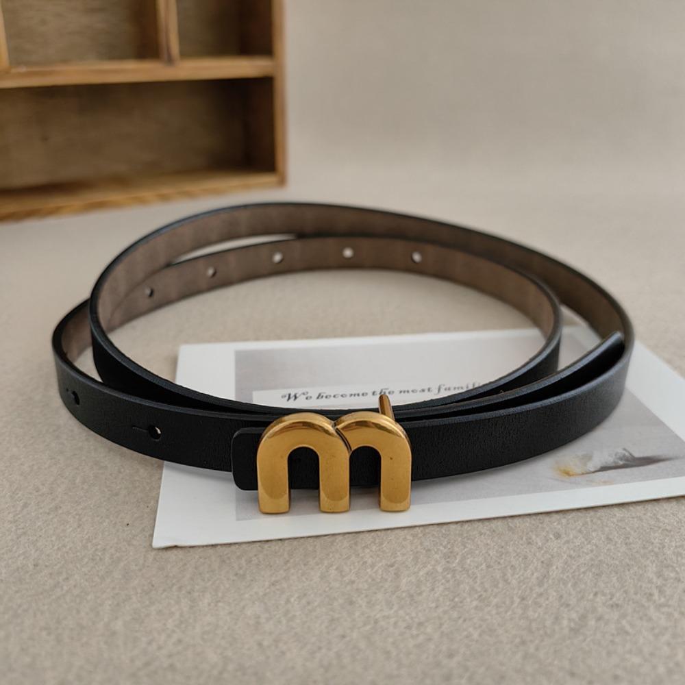 PU Leather Belt Adjustable Waist Strap Casual Waistband  Decor Accessories