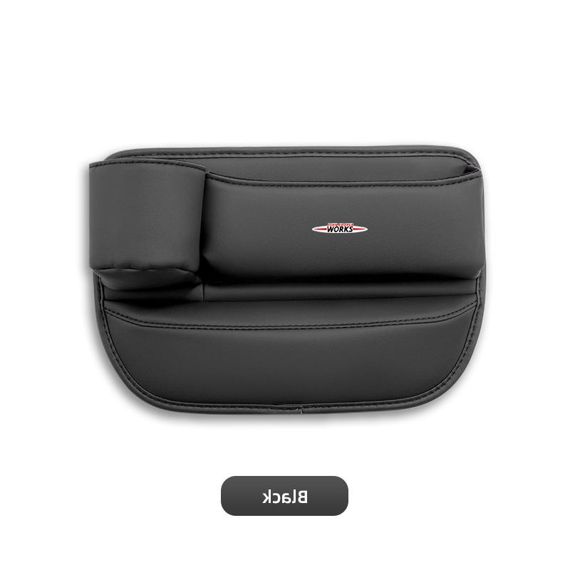 Leather Car Seat Gap Organizer Storage Box Cup Holder Auto Interiors For Mini Cooper One JCW F54 F55 F56 F57 F60 R50 R52 R53 R55 Rdxzk11