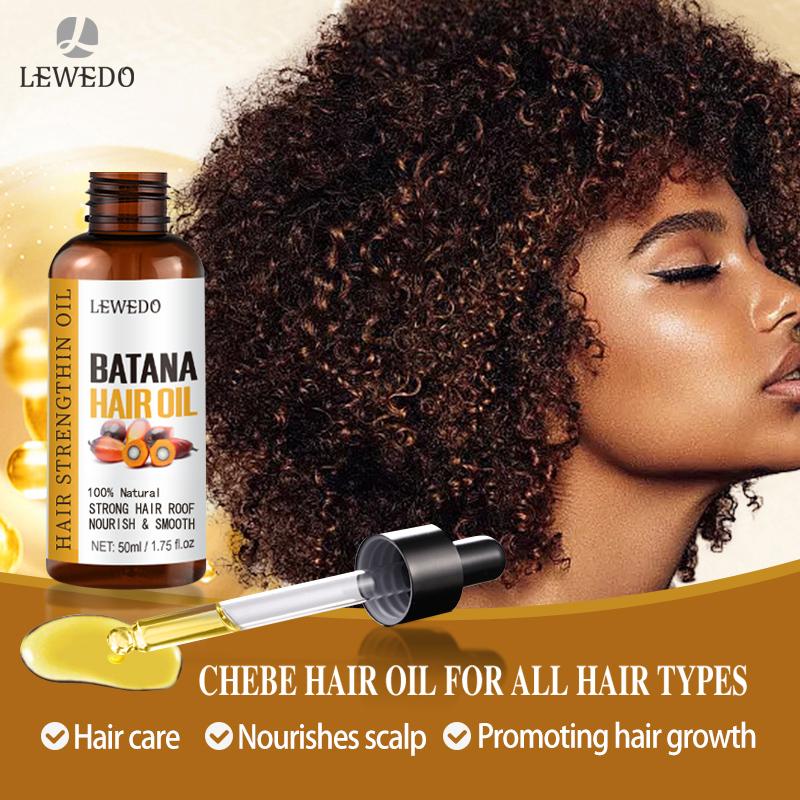 LEWEDO Naturals Batana Oil Fast Hair Growth for Men Women Pure Batana Oil Nourish Shiny Hair Healthy Hair Care Anti Hair Loss