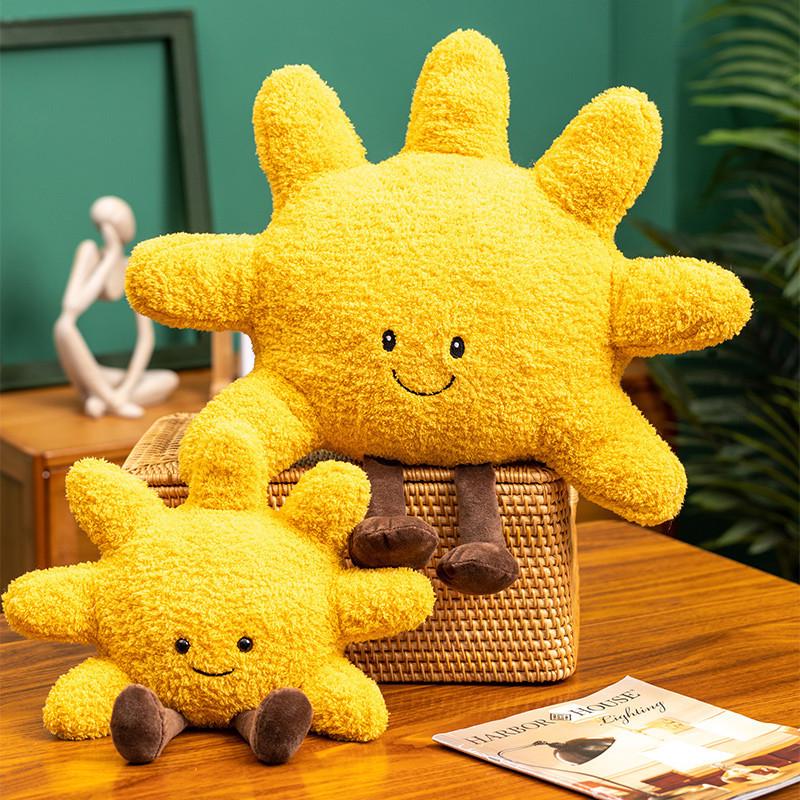 Nordic Style Sun, Moon & Star Plush Toy Cushion Set