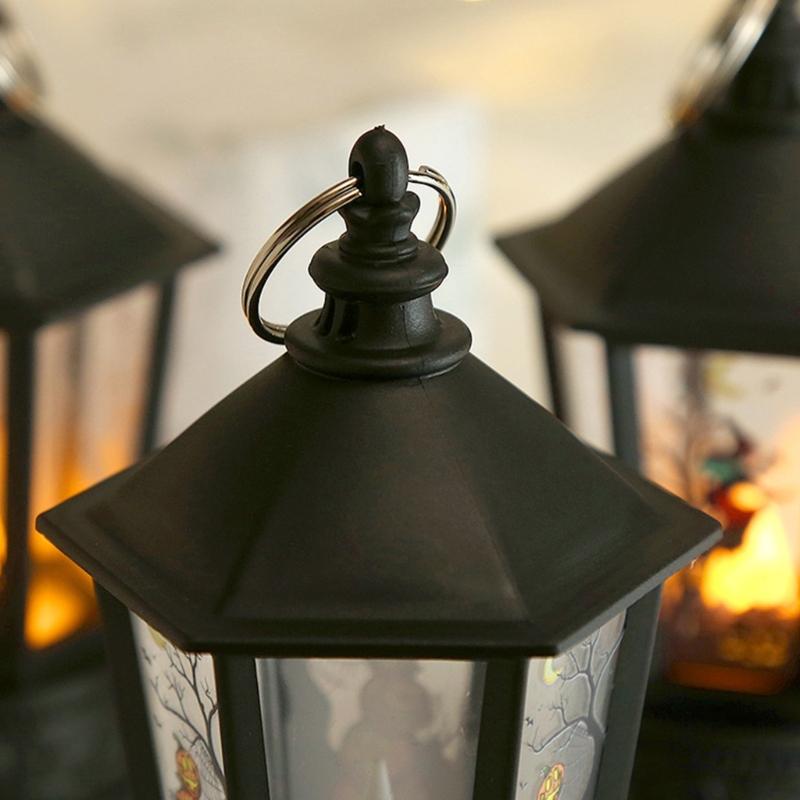 Festival Halloween LED Pumpkin Hand Lamp Halloween Pumpkin LED Hand Lamp with Designs for Celebratory Event Lighting