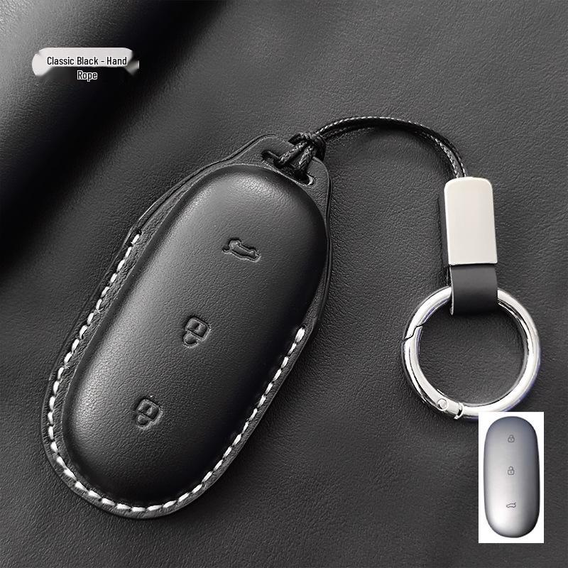 Genuine Leather Key Case for Ideal I6 L9MAX/L8/L7/L6/ONE/Mega - High-End with Buckle Shell