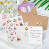 20PCS Mixed Pattern Birthday Greeting Cards Cartoon Paper Birthday Postcards with Envelopes with Stickers Happy Birthday Card