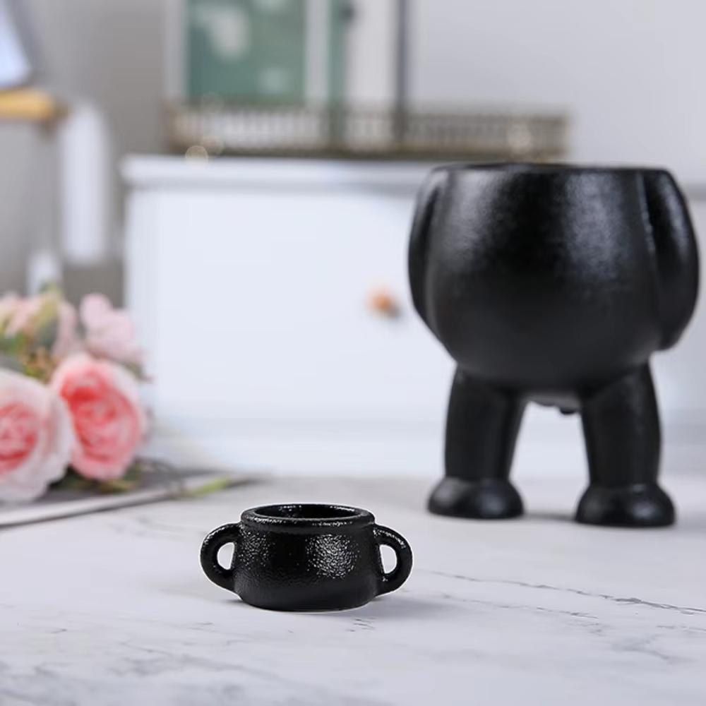 Succulent Ceramic Flowerpot Succulent Urine Pot Living Room Creativity Spoof Flowerpot Decoration Green Plant Desktop Ornament